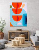 Running Towards the Sun 10 by Marion Griese on GIANT ART - orange abstract