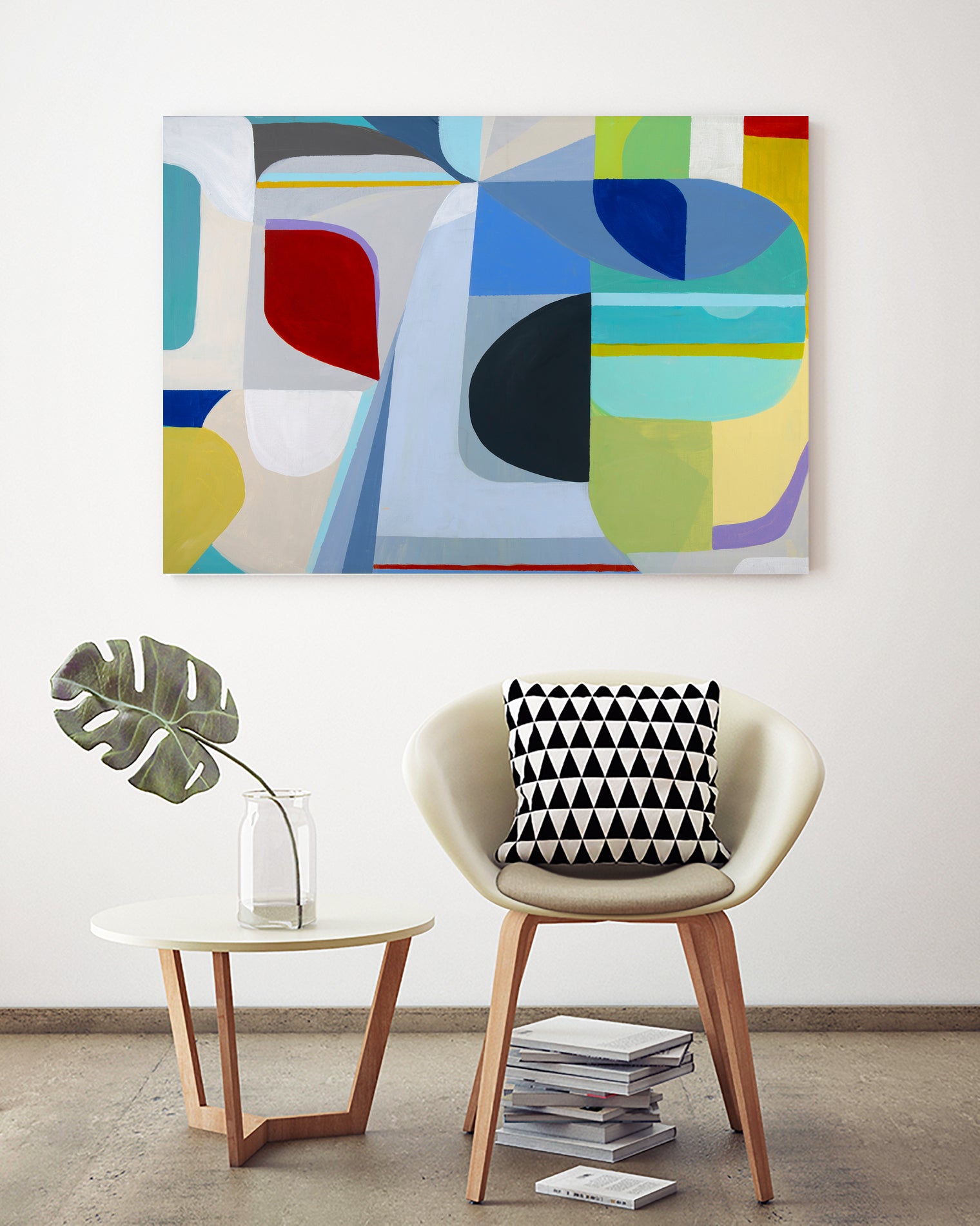 Into the Sky of This by Marion Griese on GIANT ART - red abstract