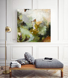 Evergreen 1 by Design Fabrikken on GIANT ART - gold floral/still life