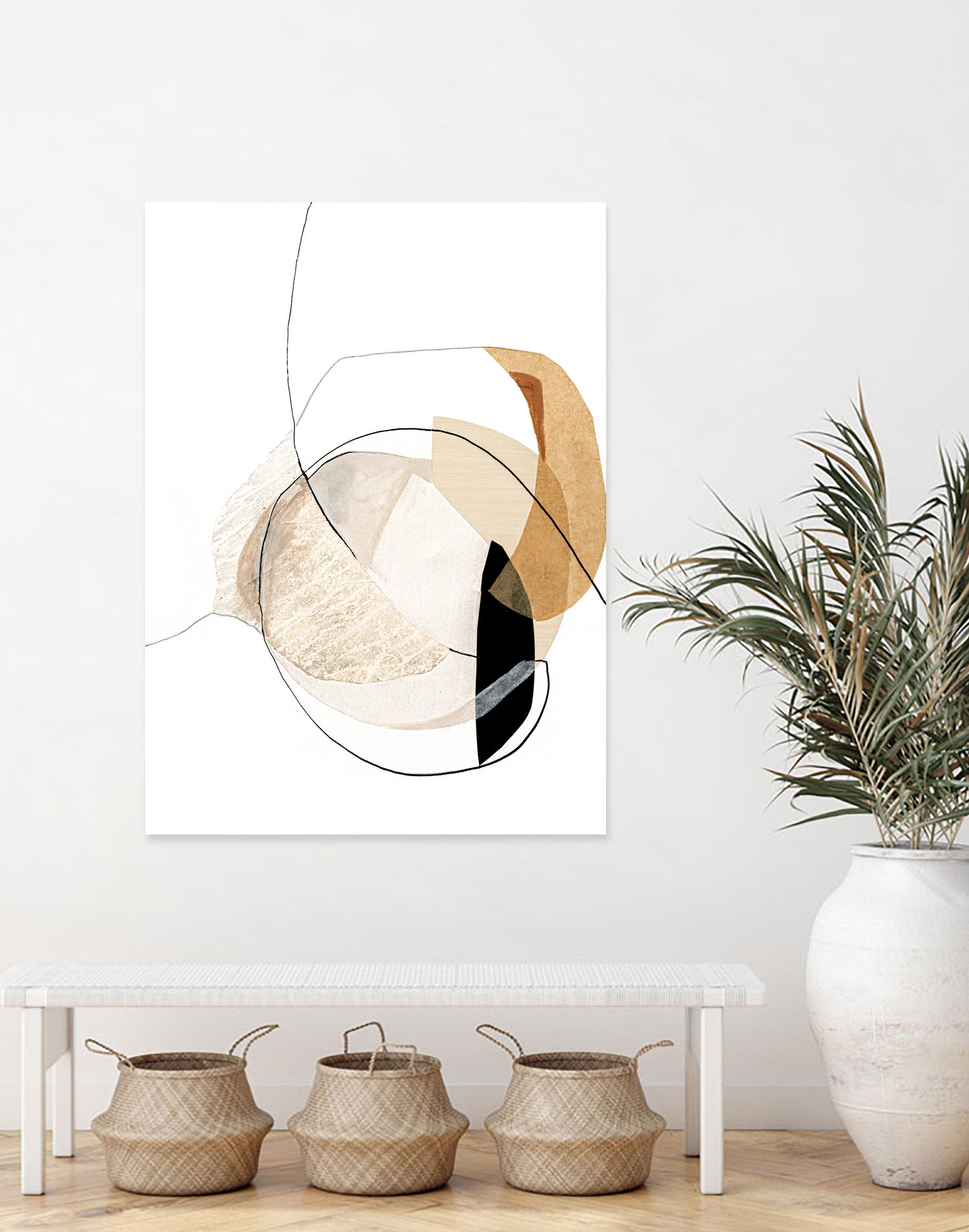 Graphical  Shapes 4 by Design Fabrikken  on GIANT ART - black abstract