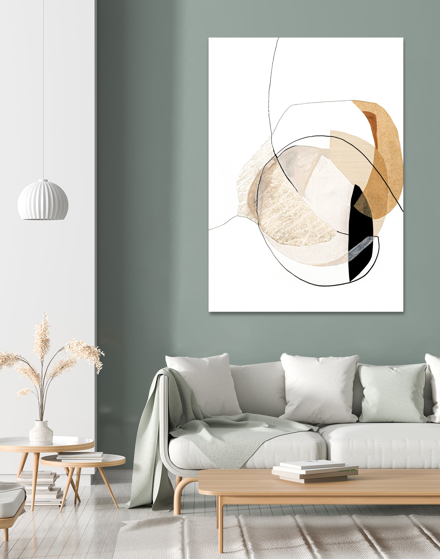 Graphical  Shapes 4 by Design Fabrikken  on GIANT ART - black abstract