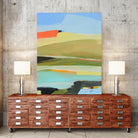 Colorfield No. 16 by Jan Weiss on GIANT ART - green landscapes