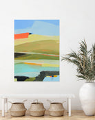Colorfield No. 16 by Jan Weiss on GIANT ART - green landscapes