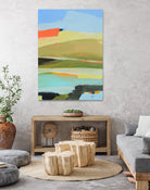 Colorfield No. 16 by Jan Weiss on GIANT ART - green landscapes