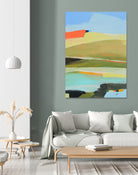 Colorfield No. 16 by Jan Weiss on GIANT ART - green landscapes