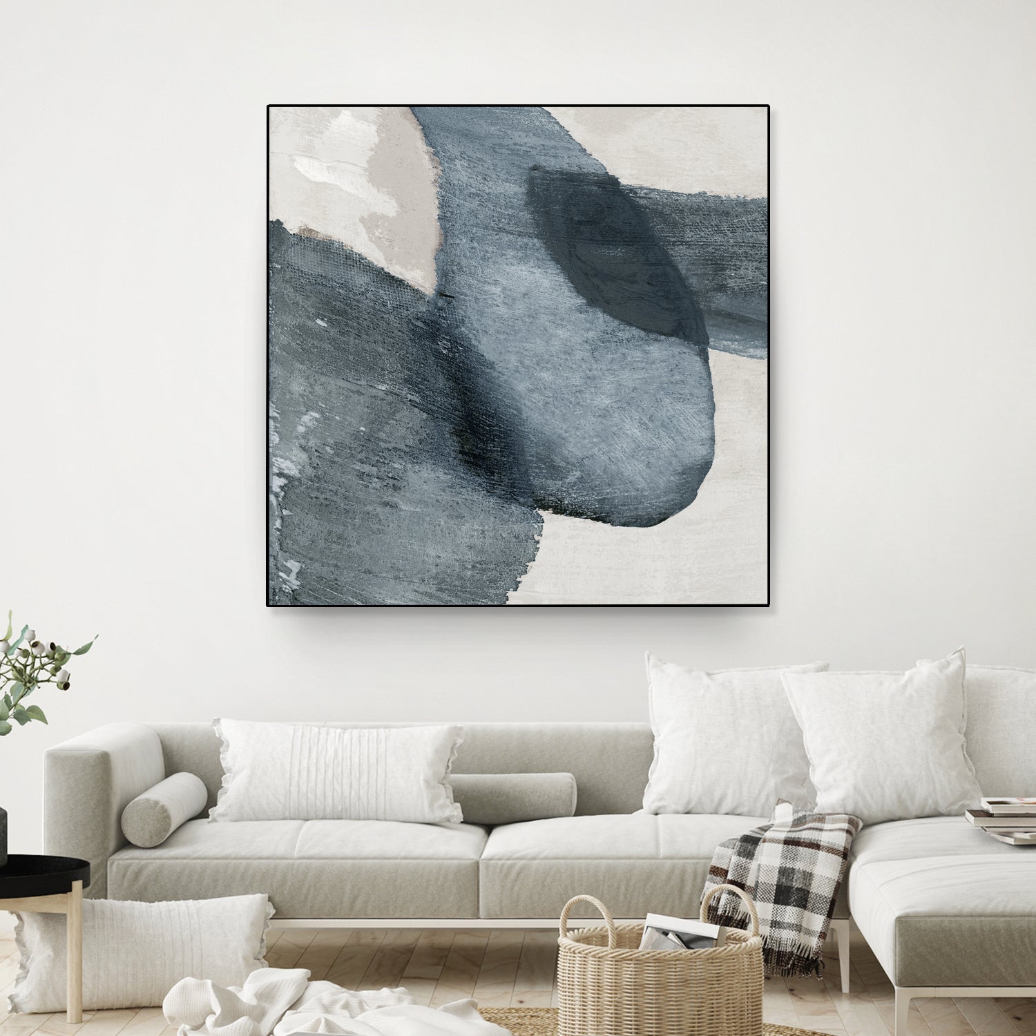 Blue Reverie II by Jacob Q on GIANT ART - blue shapes cloud dancer