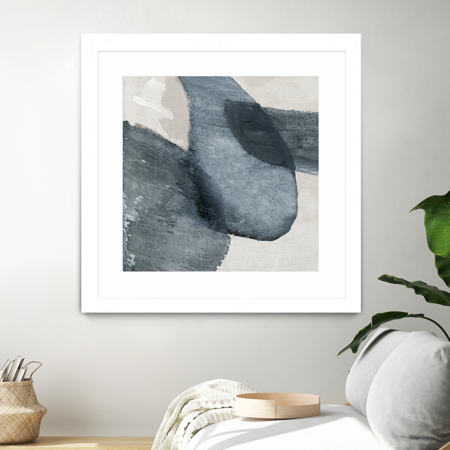 Blue Reverie II by Jacob Q on GIANT ART - blue shapes cloud dancer