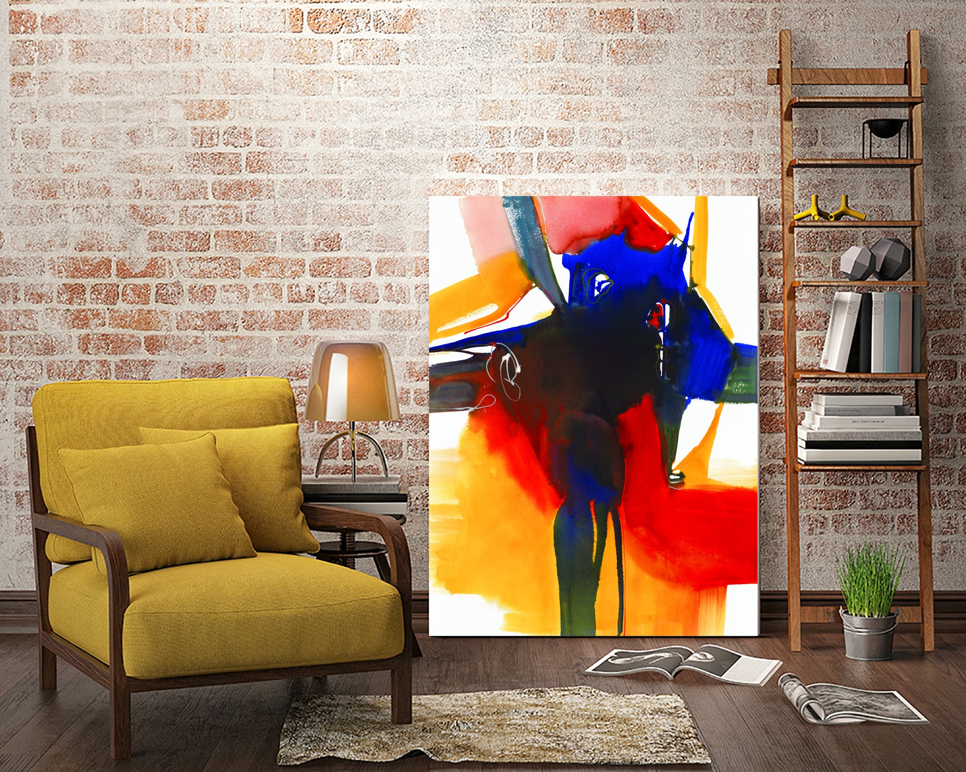 Drama II by Bianka Guna on GIANT ART - red abstract