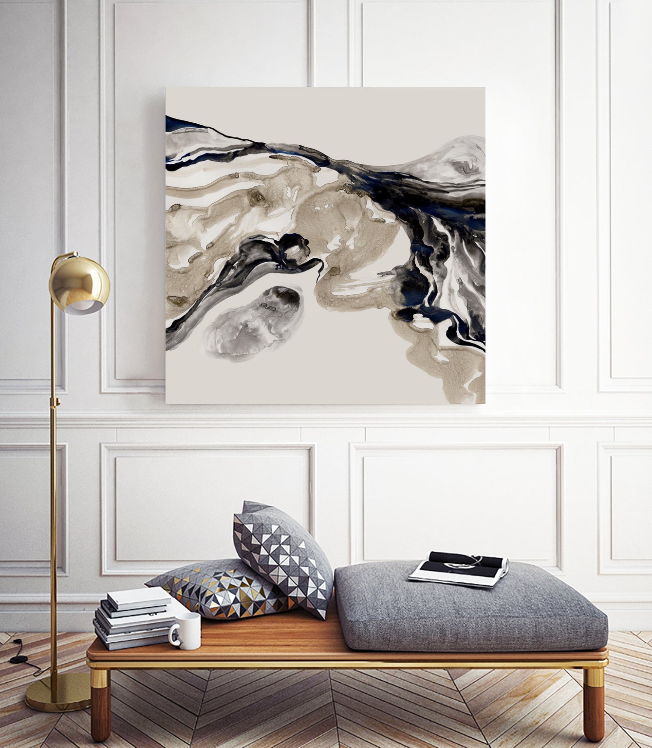 Flowing In Motion II by Lera on GIANT ART