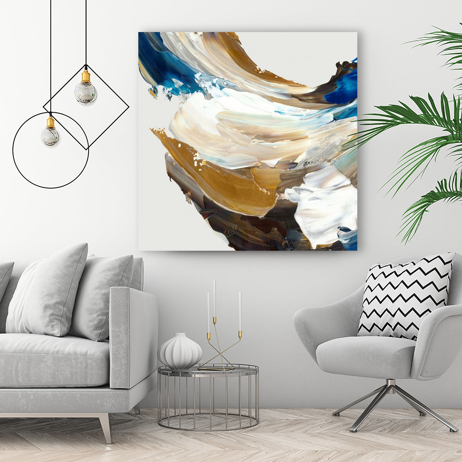 Crashing Blue by Pi Studio on GIANT ART - blue