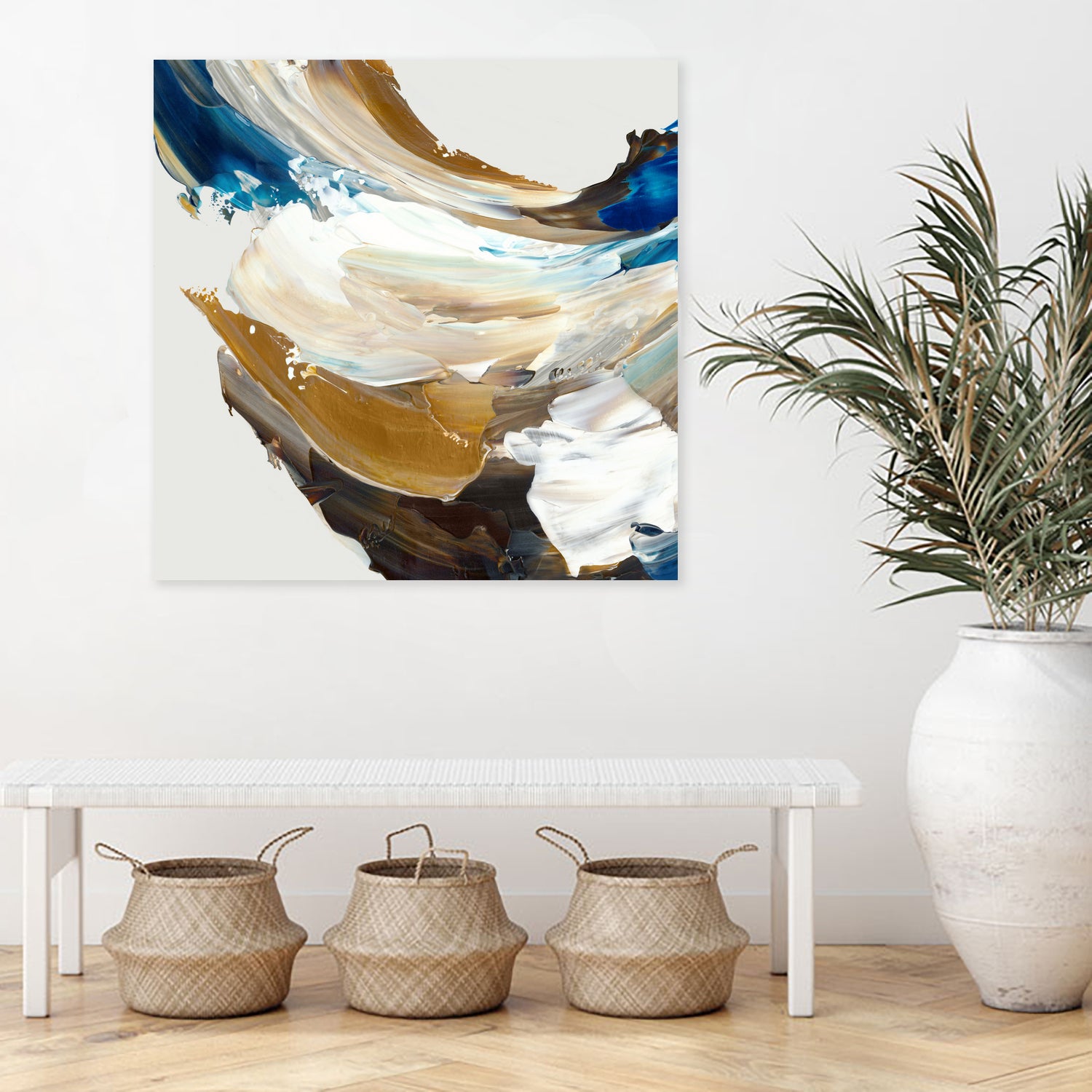 Crashing Blue by Pi Studio on GIANT ART - blue