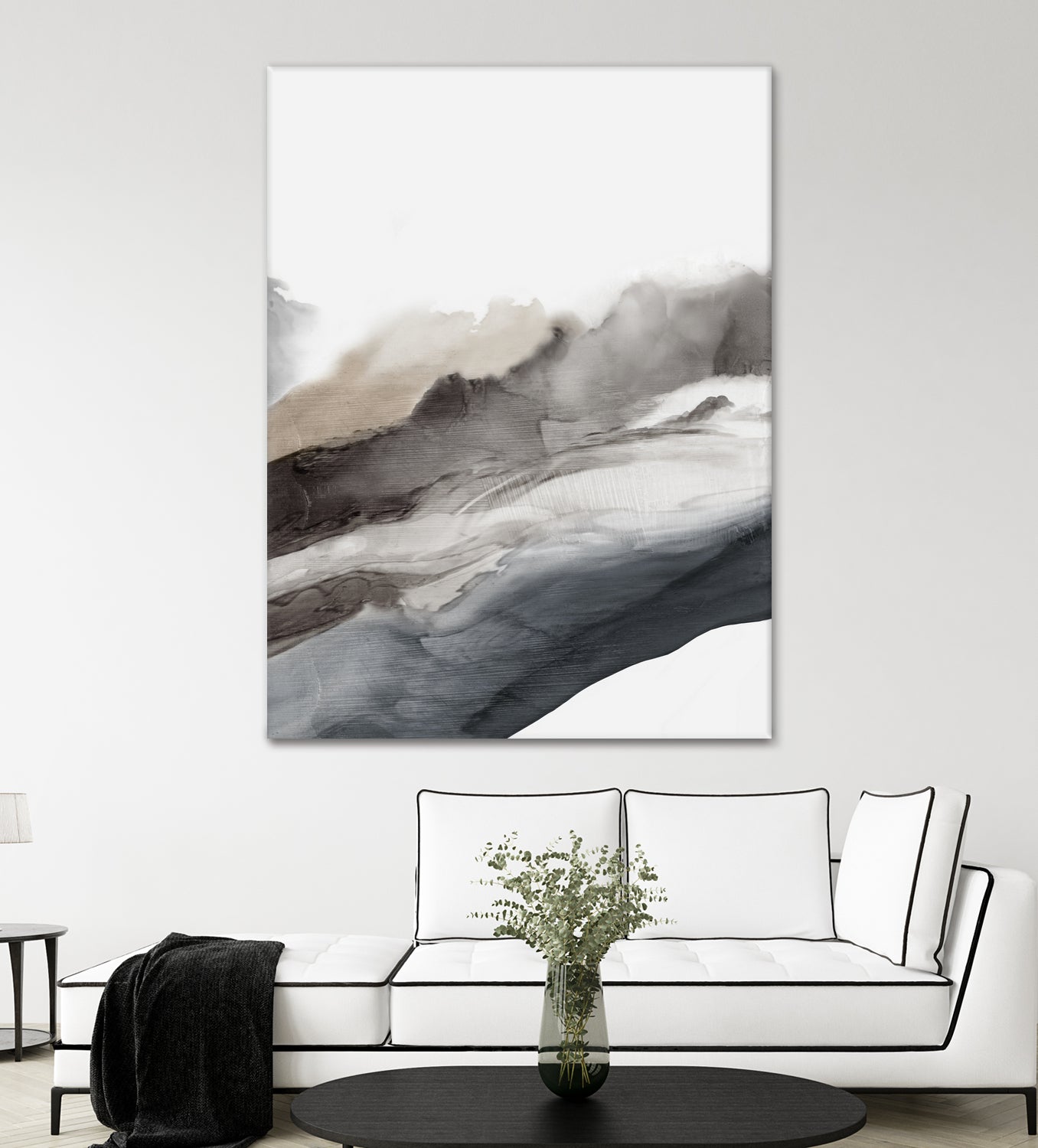 Serene Cascade II by PI Studio on GIANT ART - beige abstract
