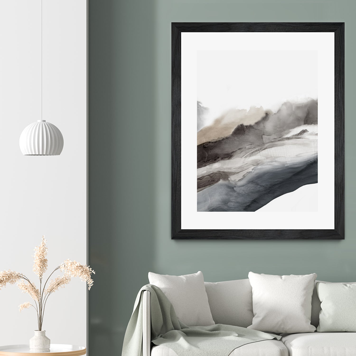 Serene Cascade II by PI Studio on GIANT ART - beige abstract