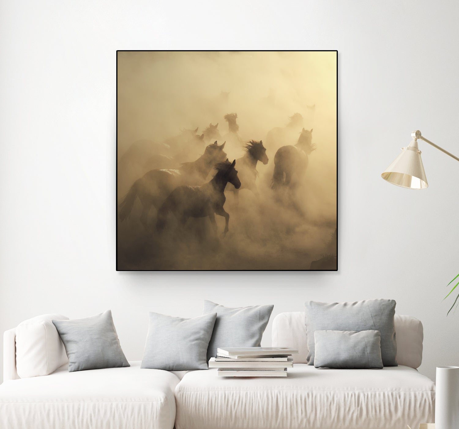 migration of horses by Huseyin on GIANT ART - animals horses