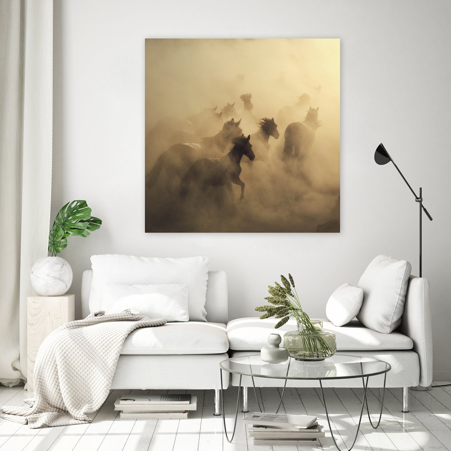 migration of horses by Huseyin on GIANT ART - animals horses