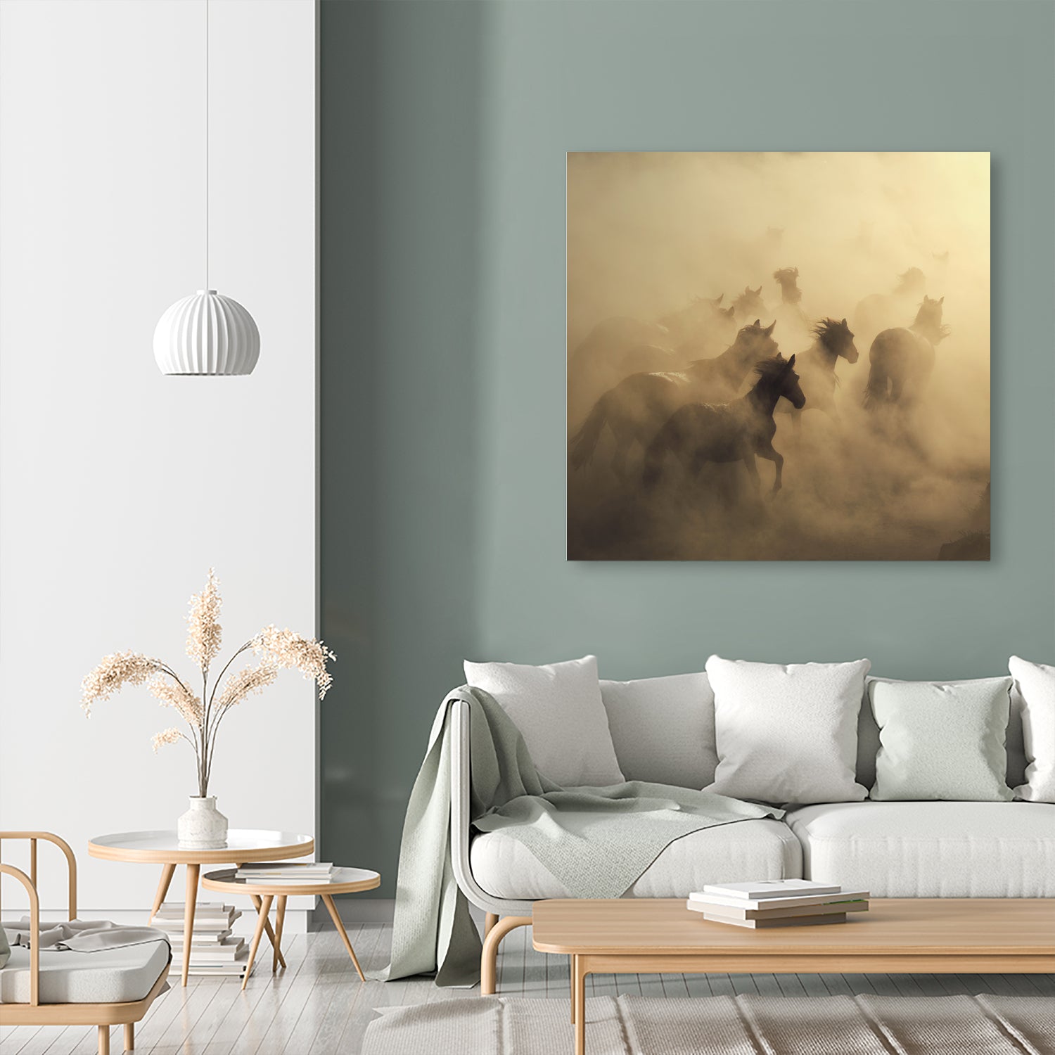 migration of horses by Huseyin on GIANT ART - animals horses