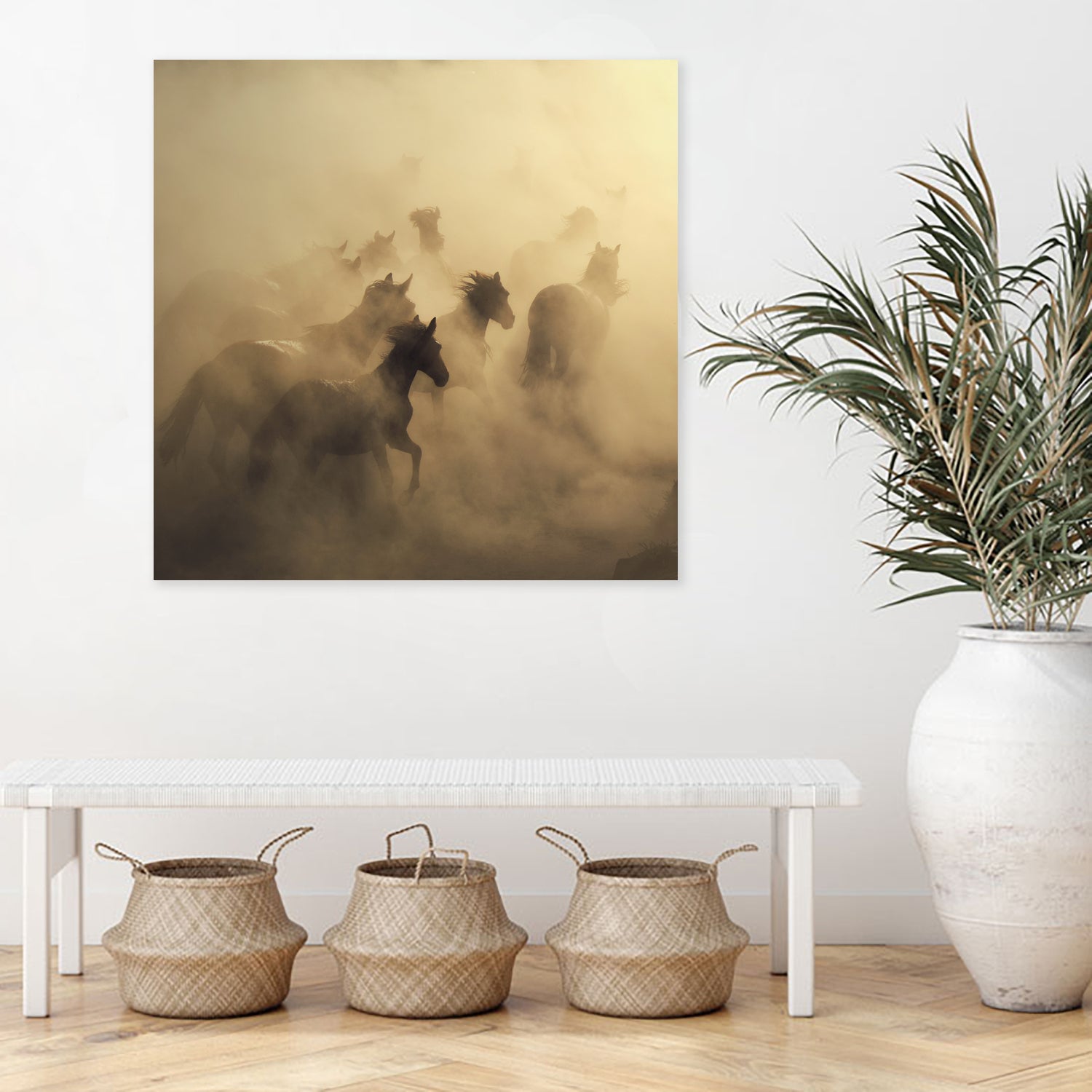 migration of horses by Huseyin on GIANT ART - animals horses