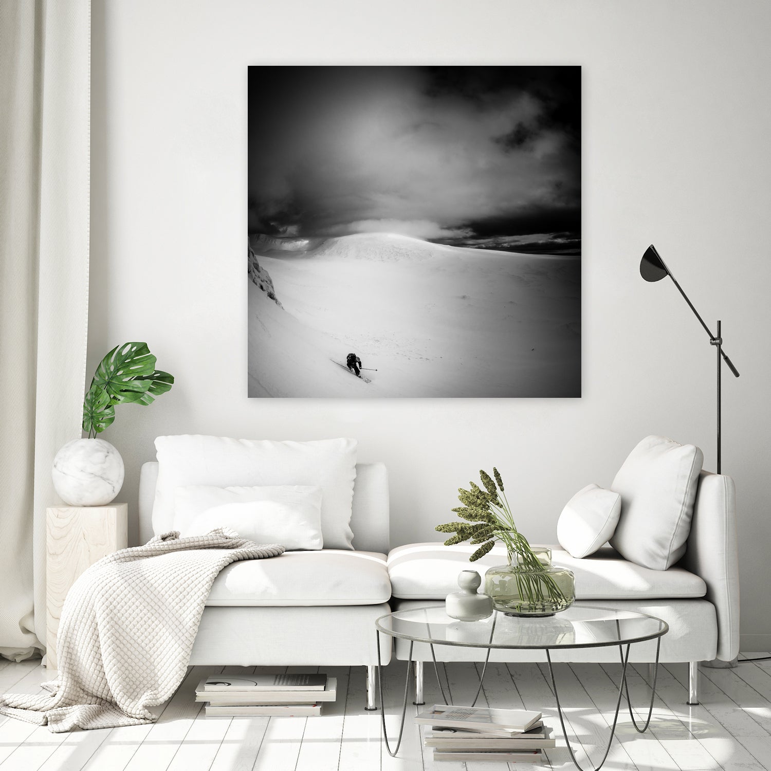 Happiness is first tracks in fresh snow by Eric on GIANT ART - photography ski