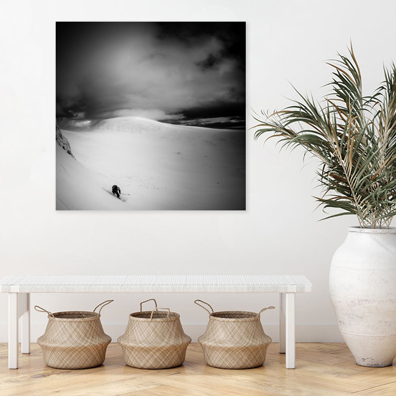 Happiness is first tracks in fresh snow by Eric on GIANT ART - photography ski