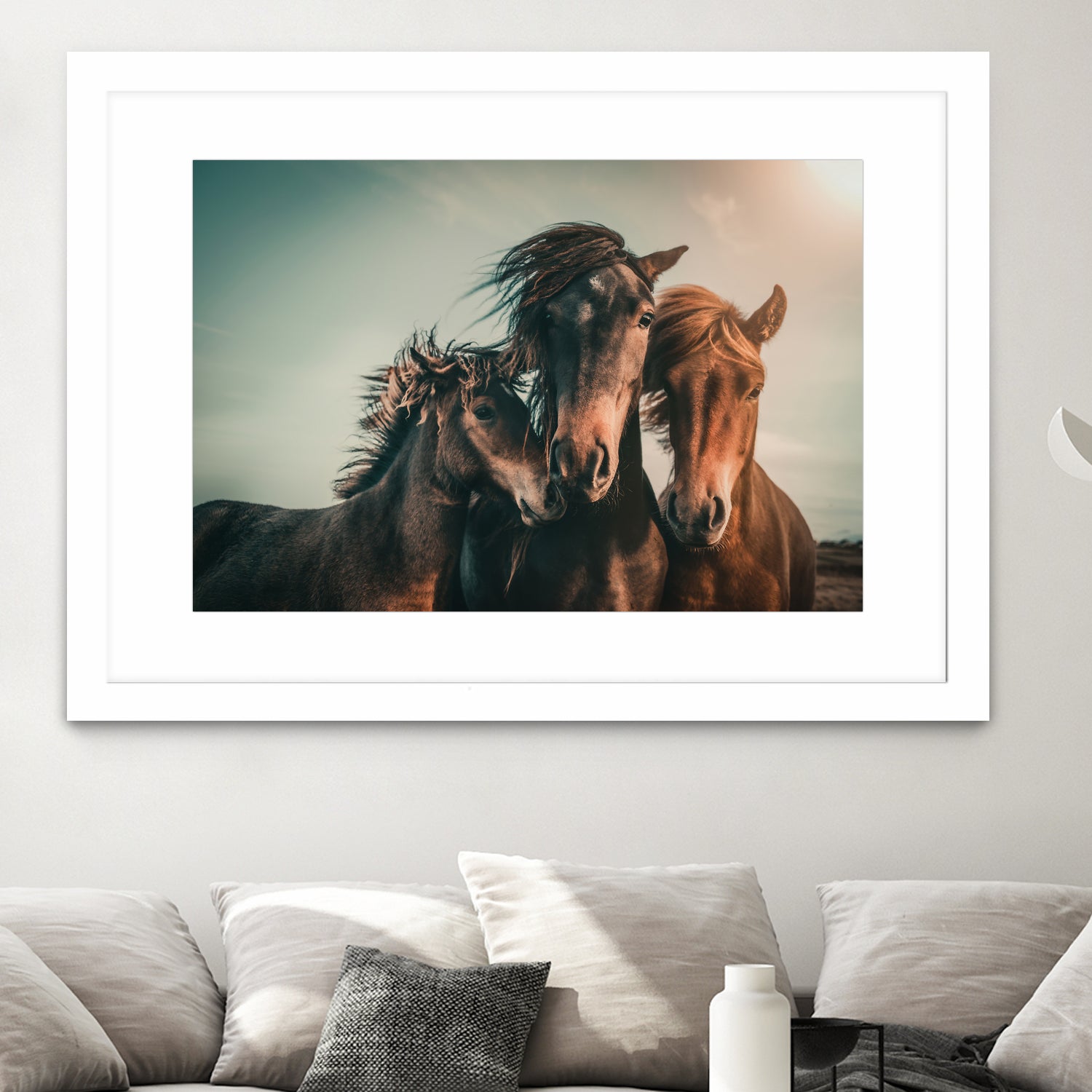 Family portrait by Marcus Hennen on GIANT ART - friendship animal friendship