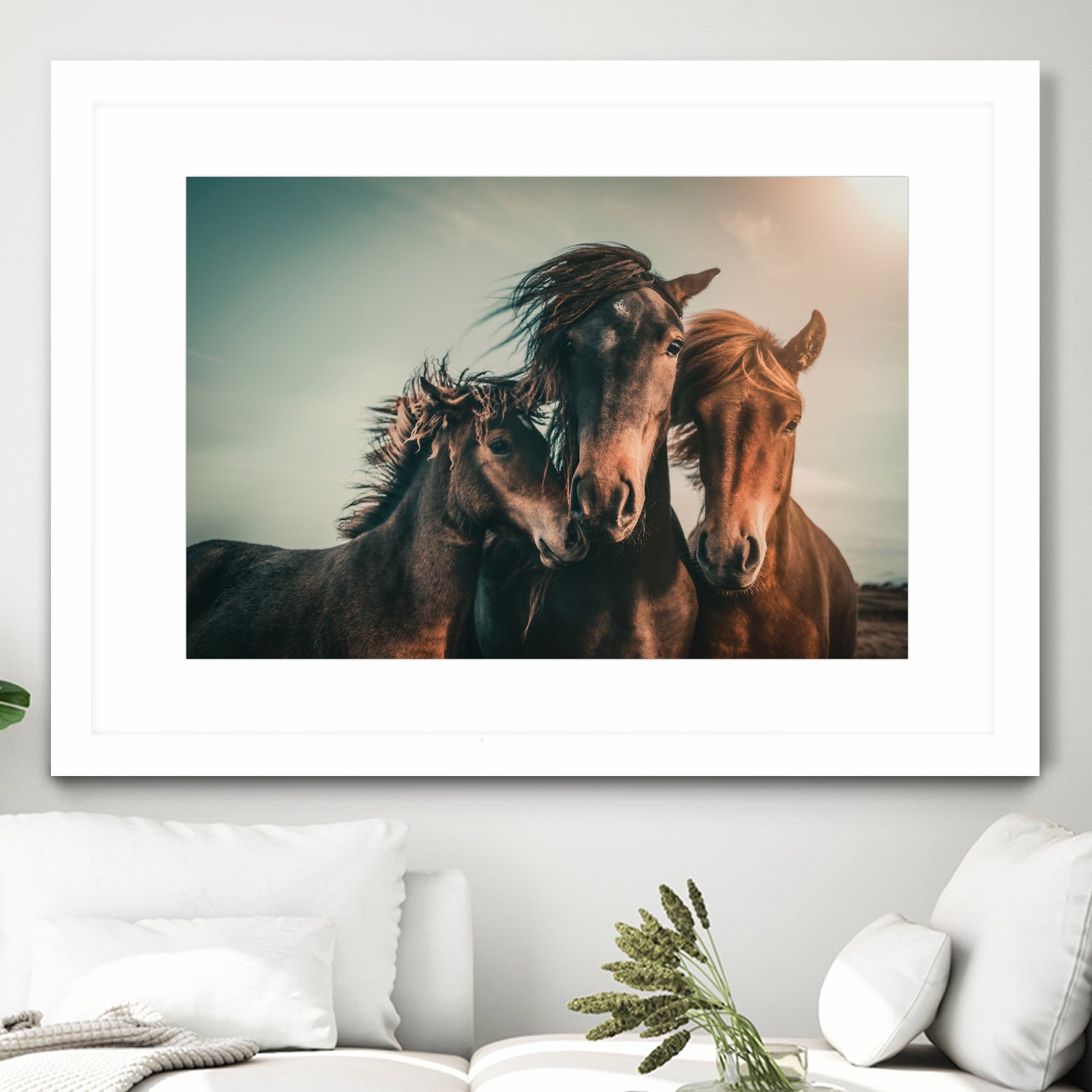 Family portrait by Marcus Hennen on GIANT ART - friendship animal friendship