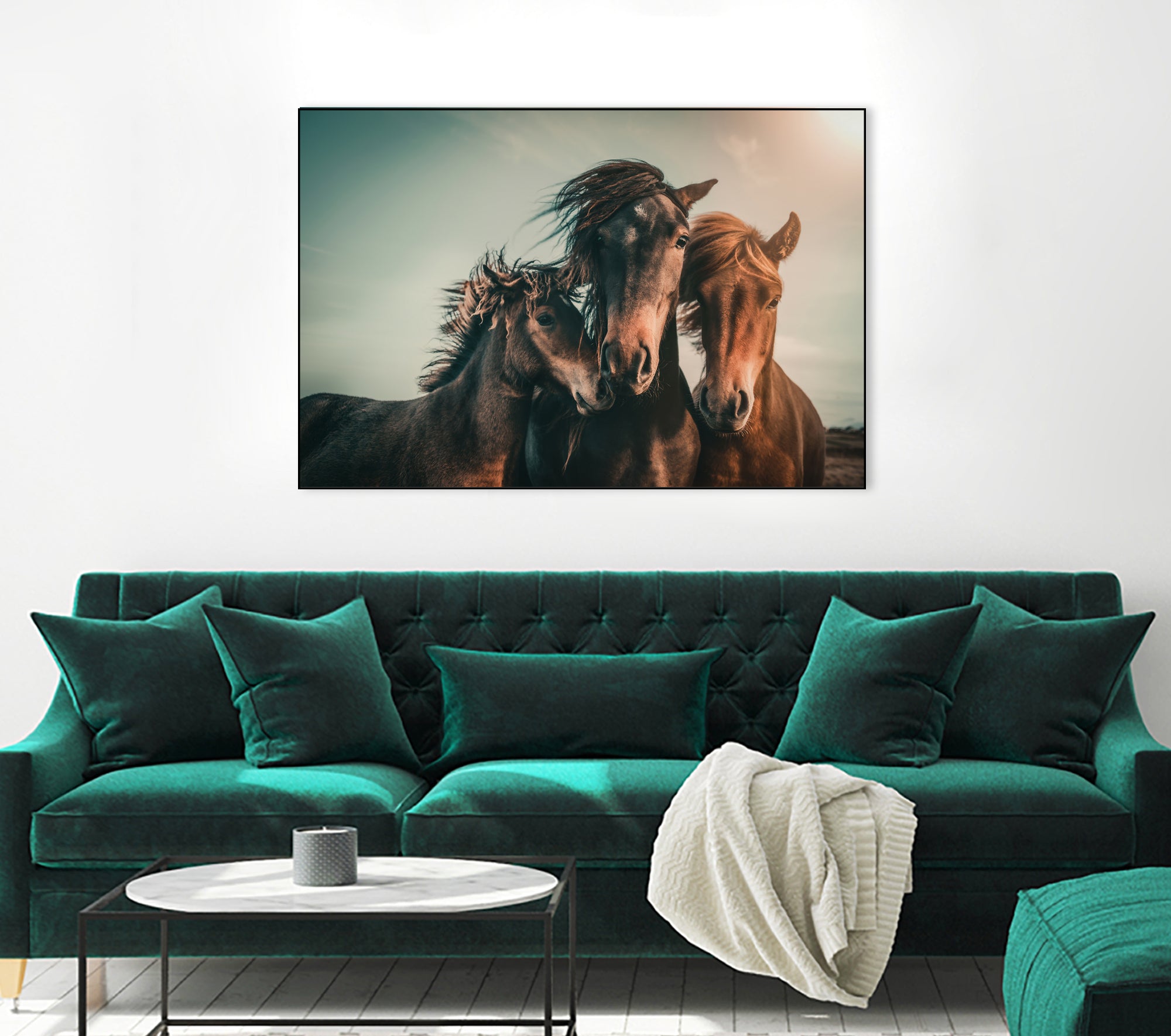 Family portrait by Marcus Hennen on GIANT ART - friendship animal friendship