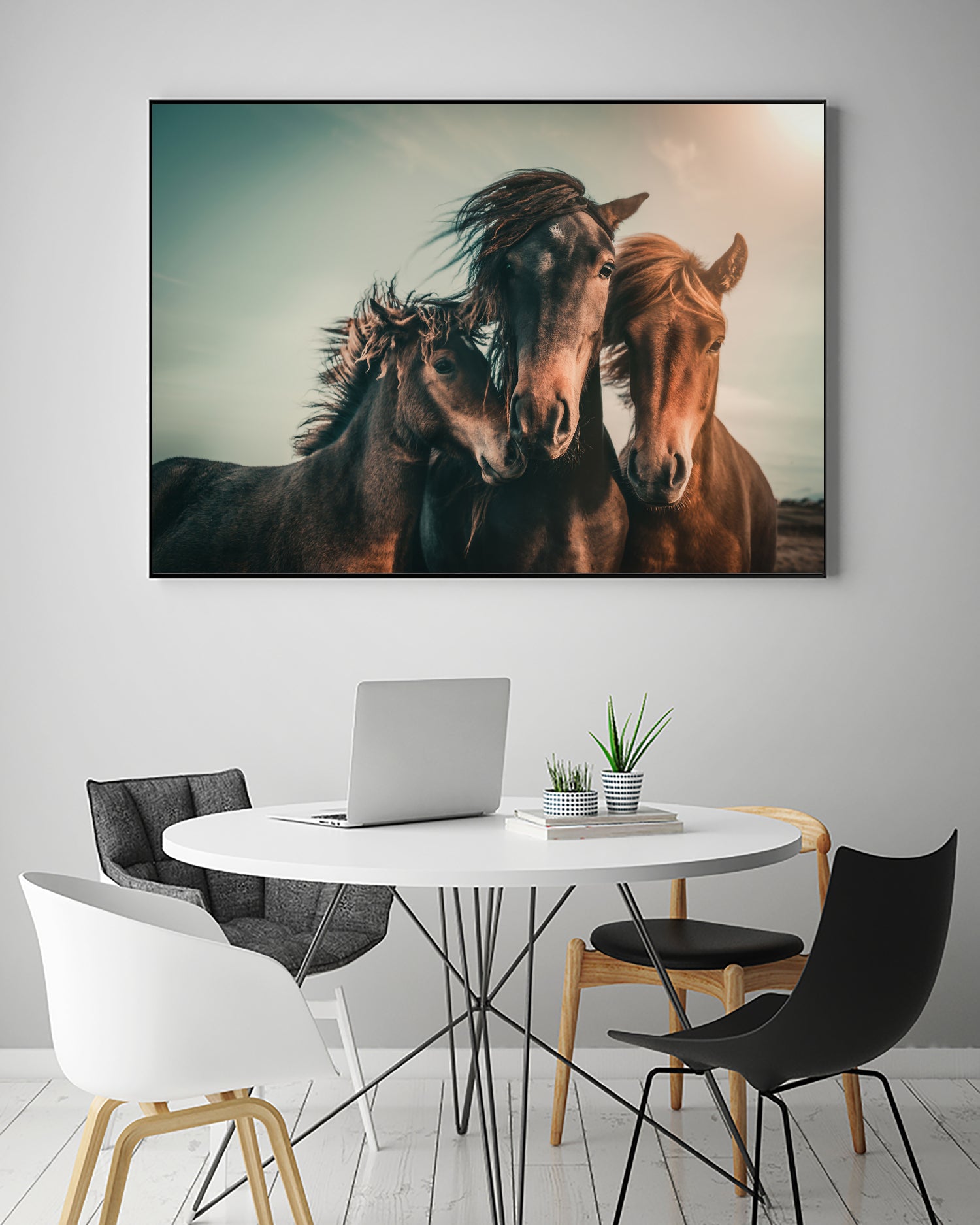 Family portrait by Marcus Hennen on GIANT ART - friendship animal friendship