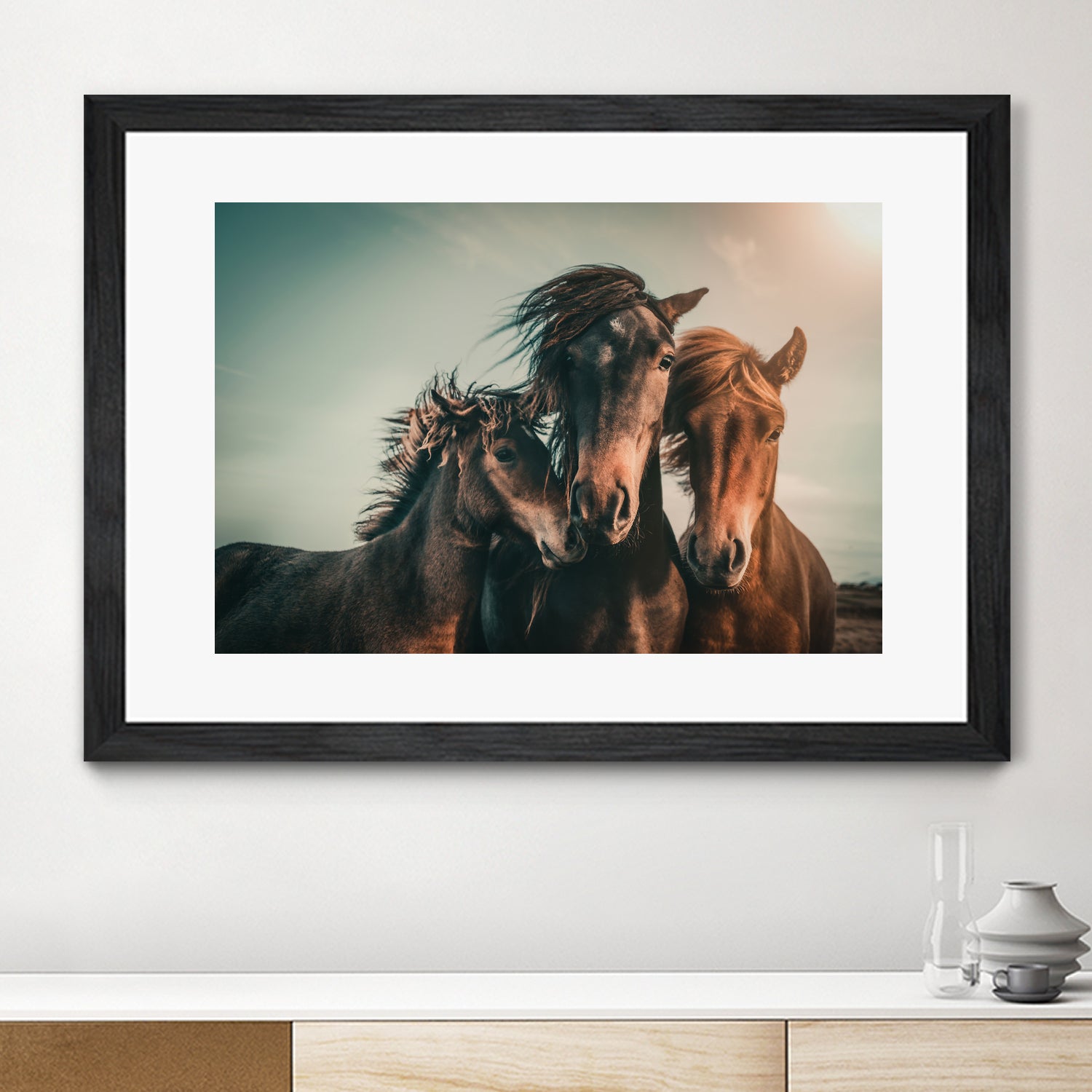 Family portrait by Marcus Hennen on GIANT ART - friendship animal friendship