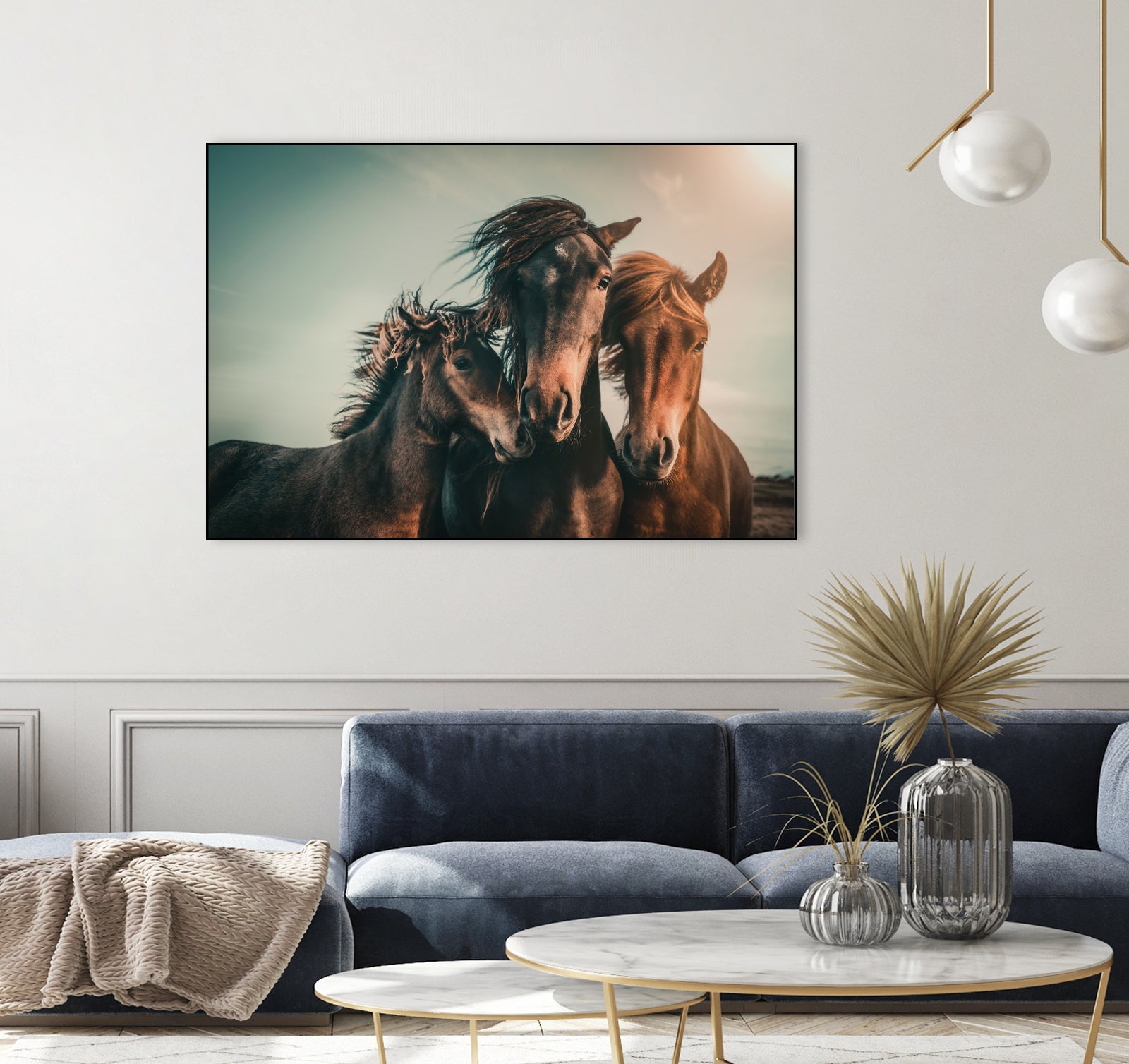 Family portrait by Marcus Hennen on GIANT ART - friendship animal friendship