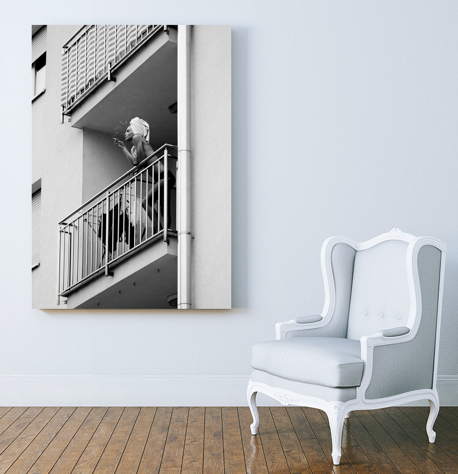 Nika by Lorna Kijurko  on GIANT ART - white black and white nude