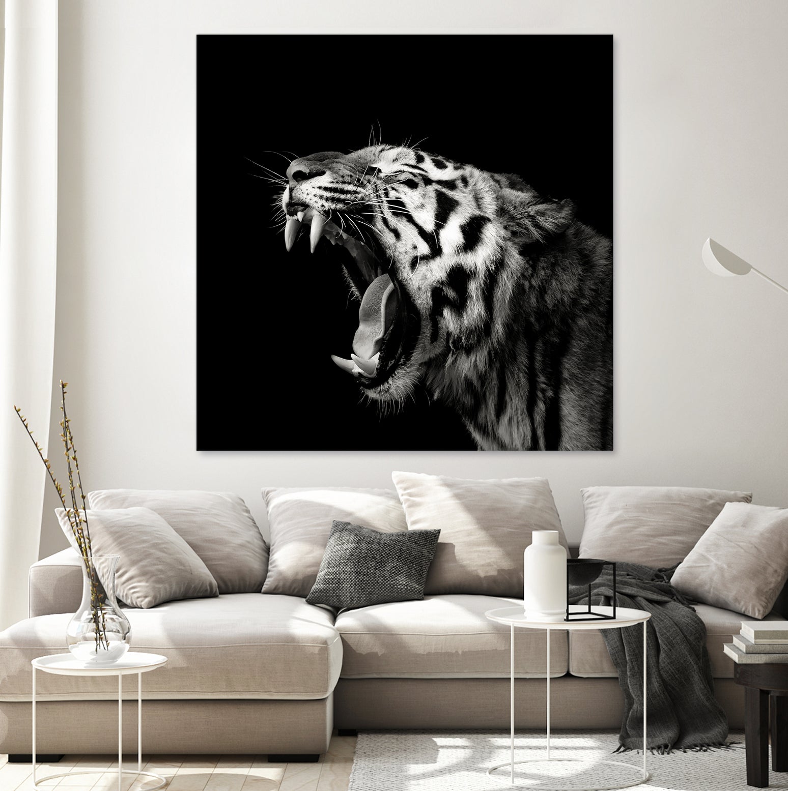 Primal Yawn #4 by Christian Meermann on GIANT ART - feline animal feline