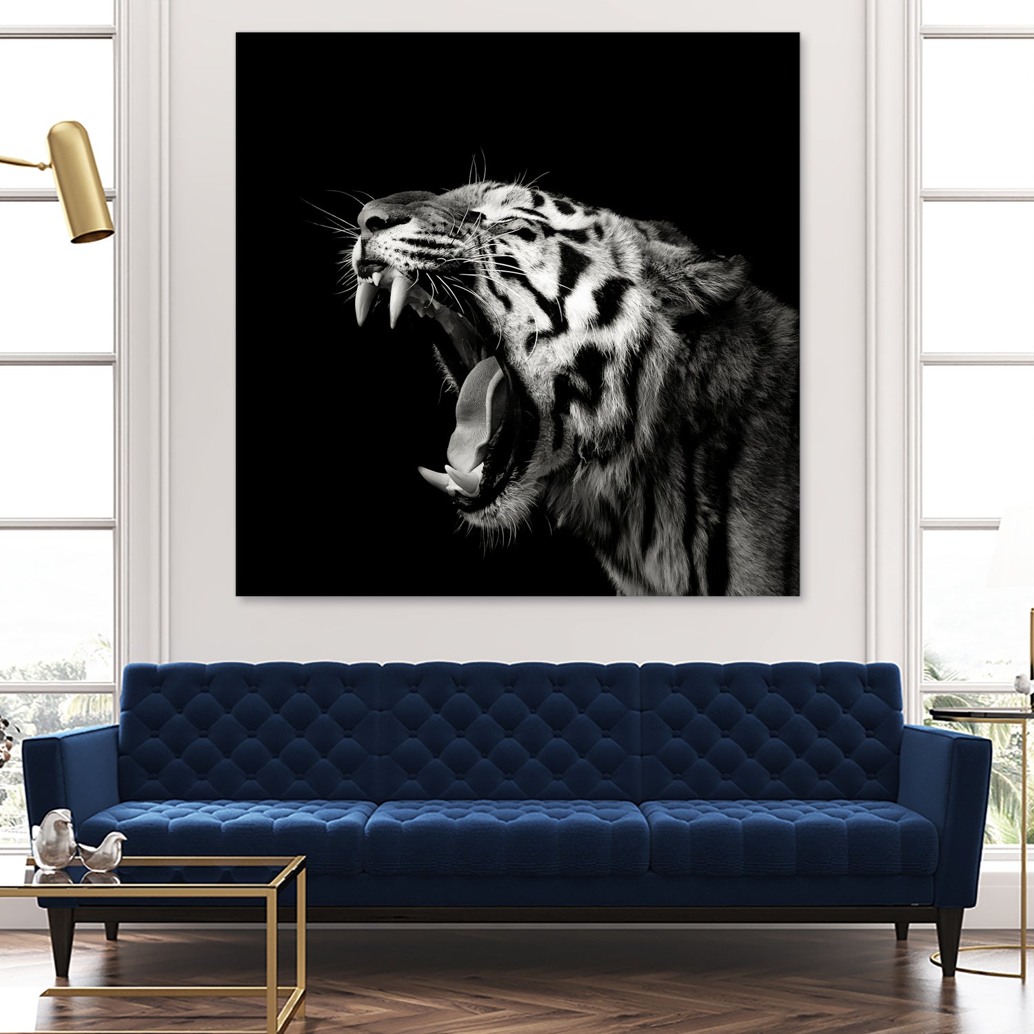 Primal Yawn #4 by Christian Meermann on GIANT ART - feline animal feline