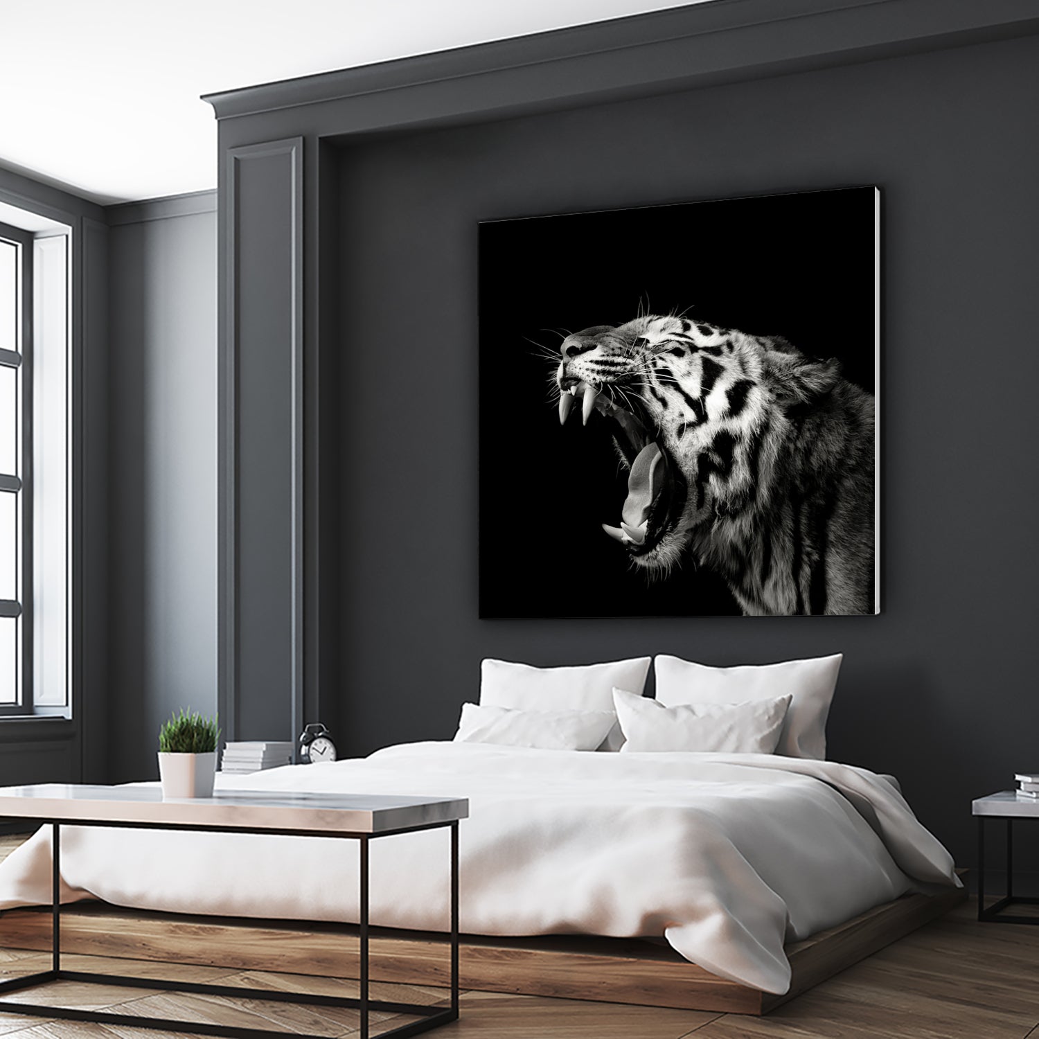 Primal Yawn #4 by Christian Meermann on GIANT ART - feline animal feline