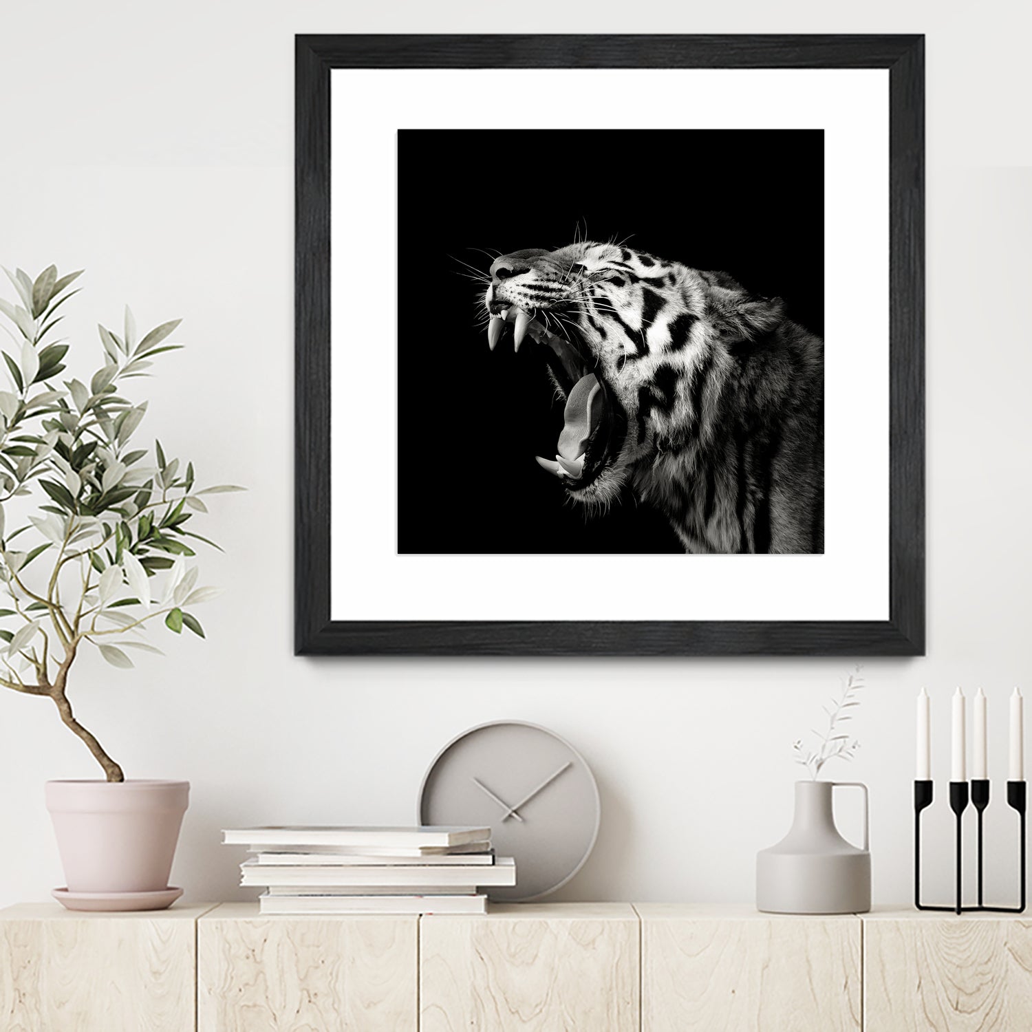 Primal Yawn #4 by Christian Meermann on GIANT ART - feline animal feline