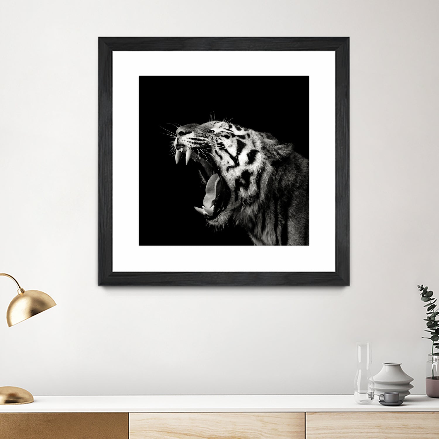 Primal Yawn #4 by Christian Meermann on GIANT ART - feline animal feline