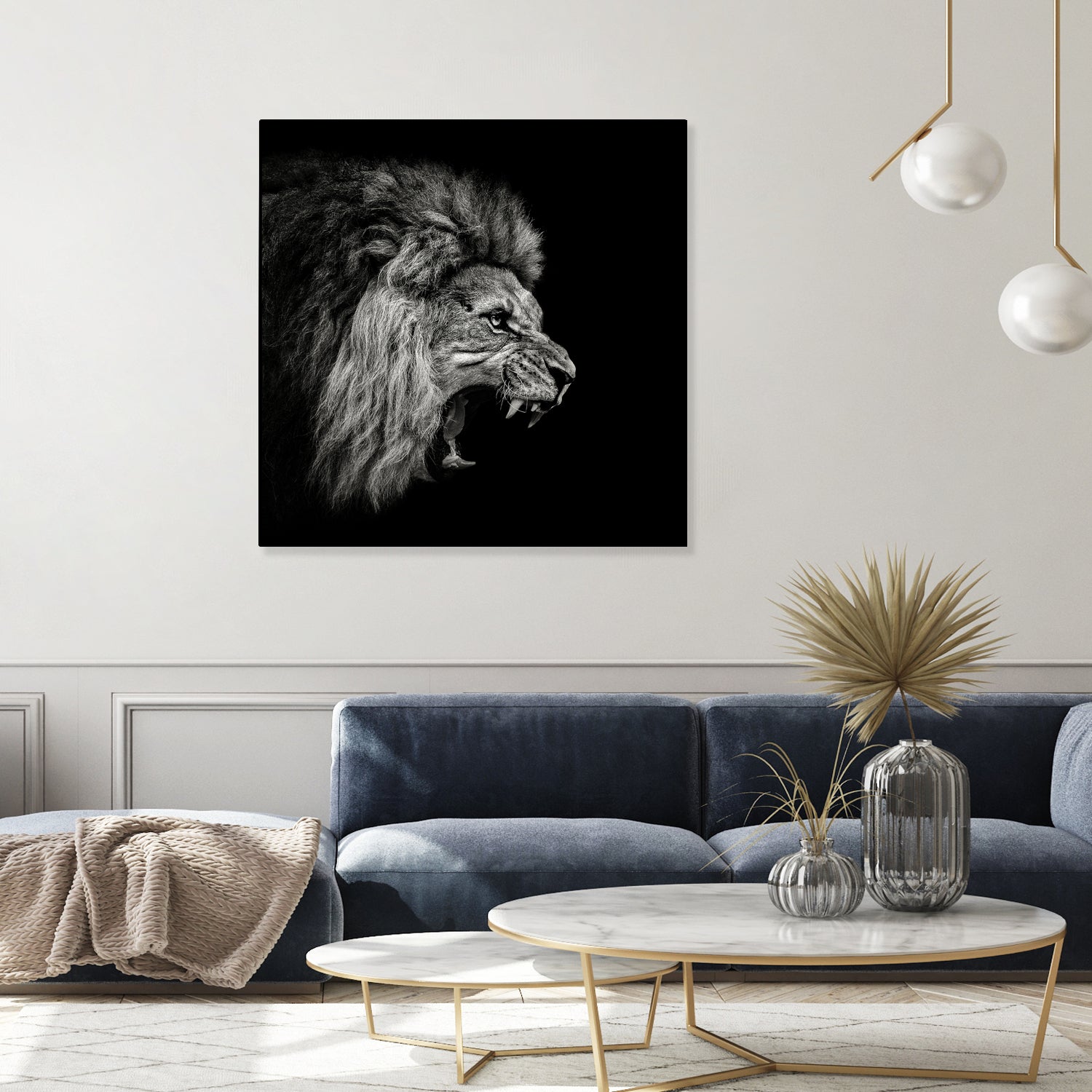 Roaring Lion #2 by Christian Meermann on GIANT ART - feline animal feline