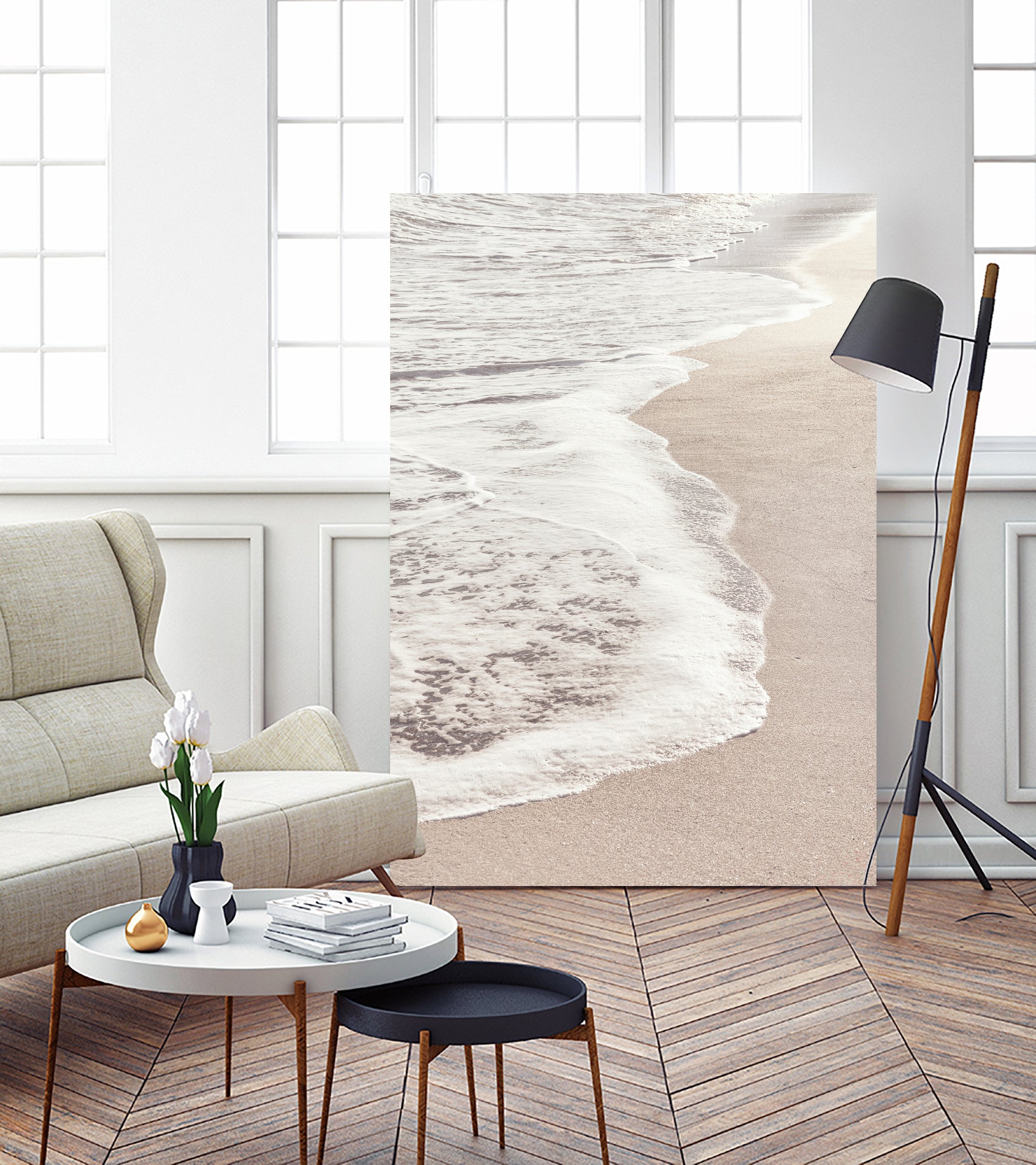 Beach_006 by Pictufy on GIANT ART - landscape beige