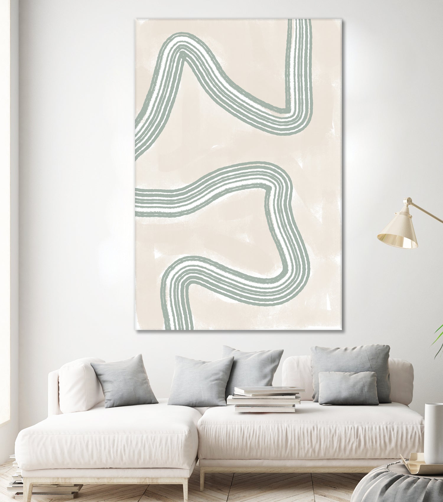Curved Tranquility by uplusmestudio on GIANT ART - abstract abstract artwork