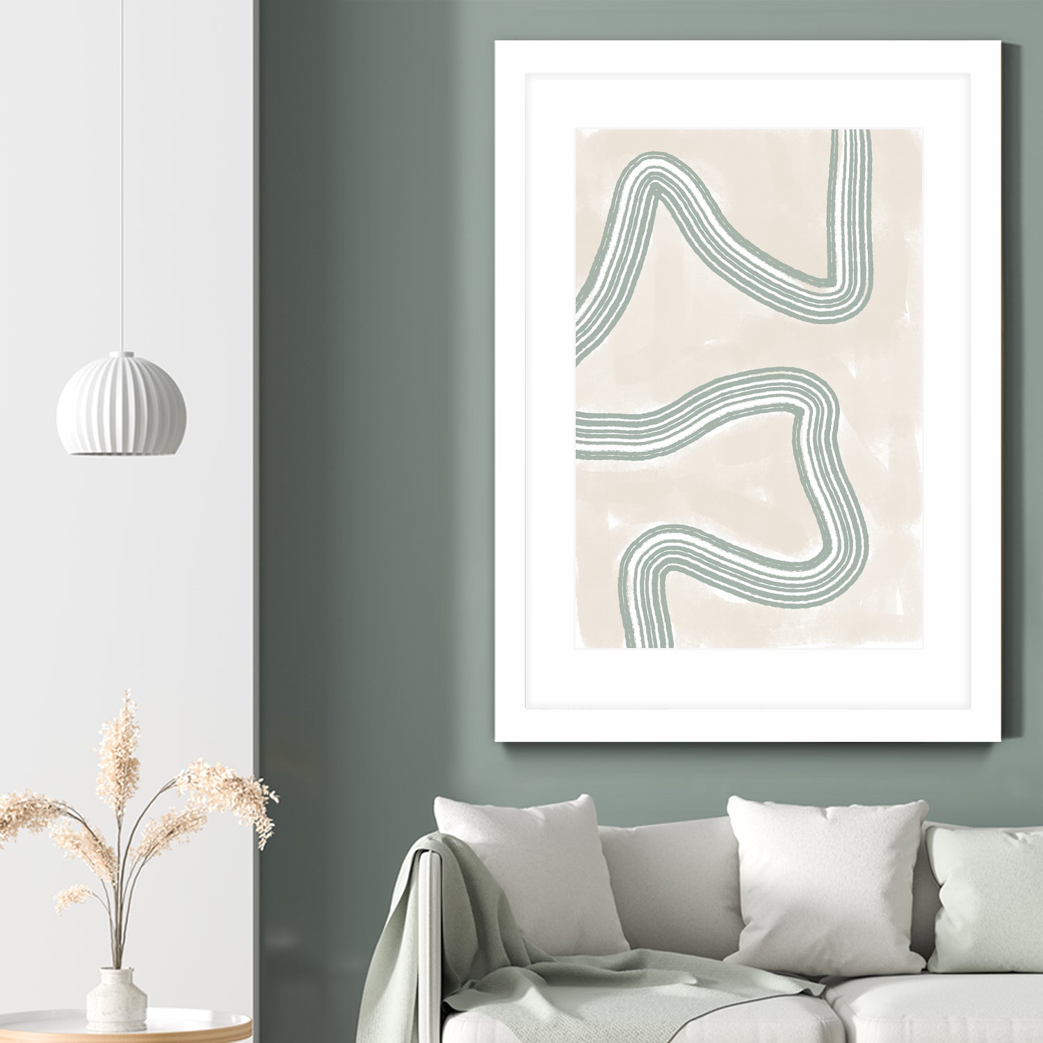 Curved Tranquility by uplusmestudio on GIANT ART - abstract abstract artwork
