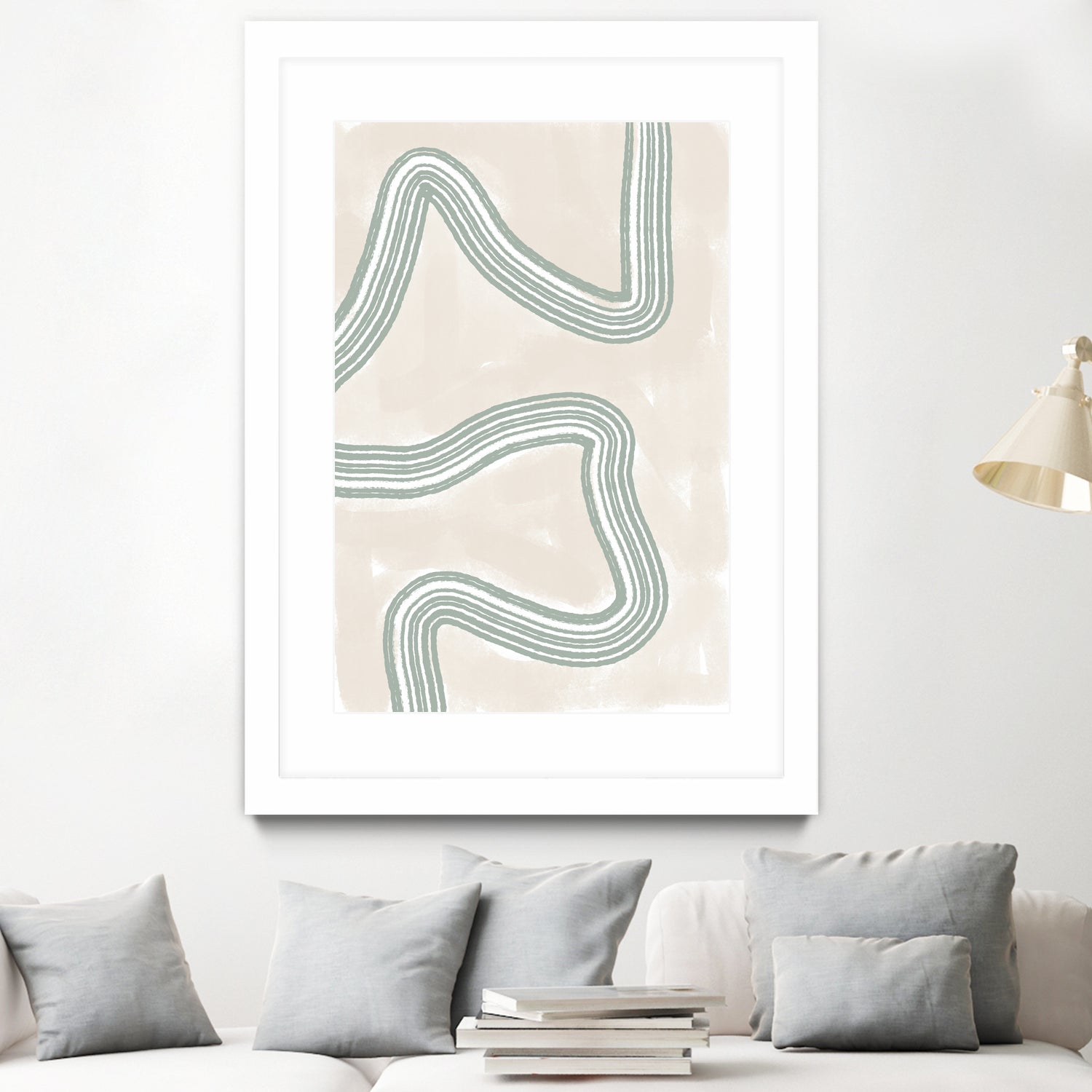 Curved Tranquility by uplusmestudio on GIANT ART - abstract abstract artwork