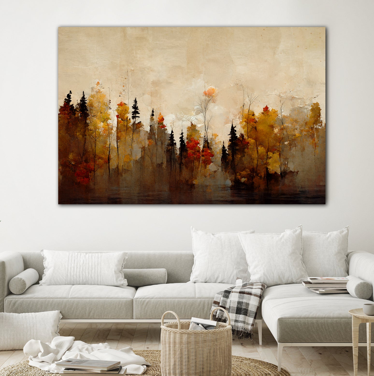 A Forest In Autumn by Treechild on GIANT ART - illustration landscape