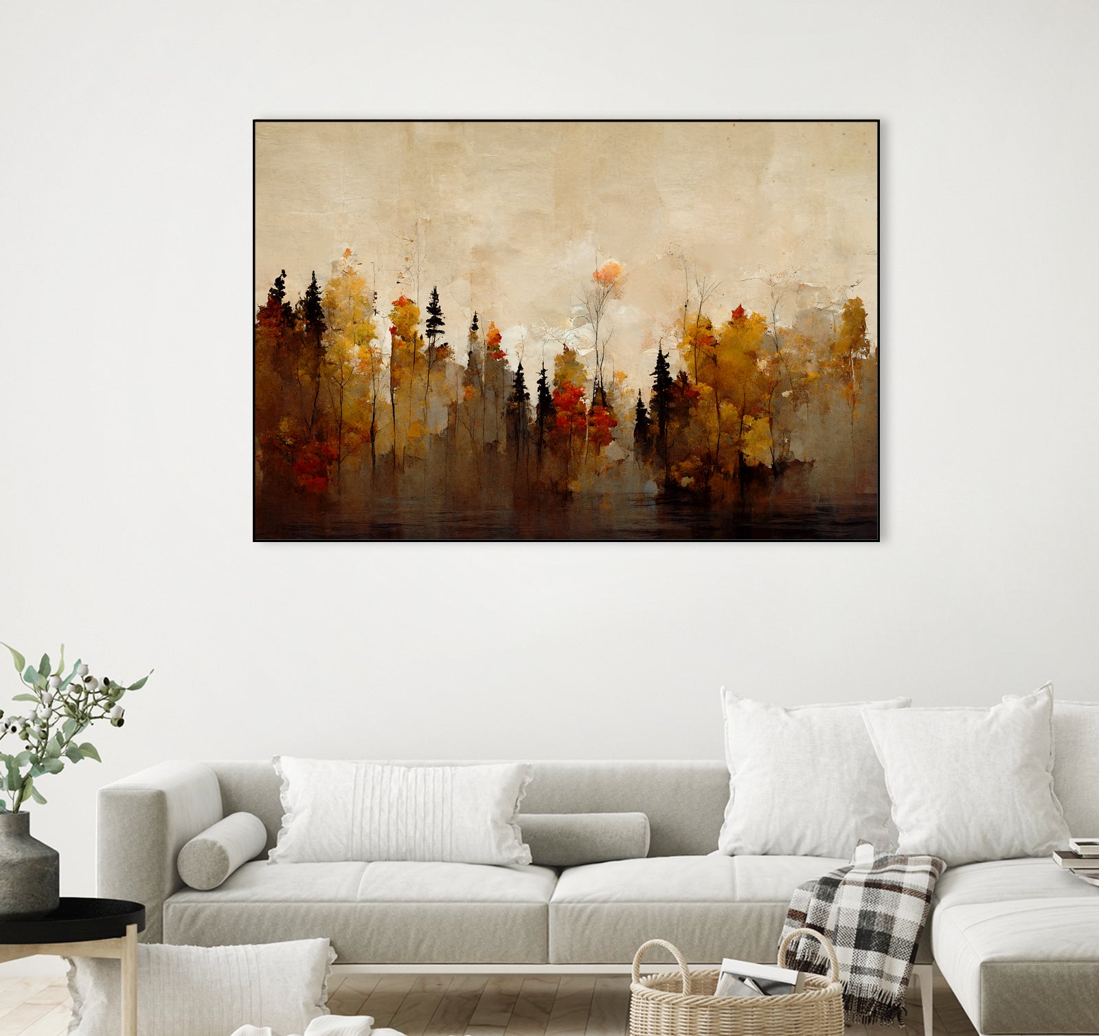 A Forest In Autumn by Treechild on GIANT ART - illustration landscape