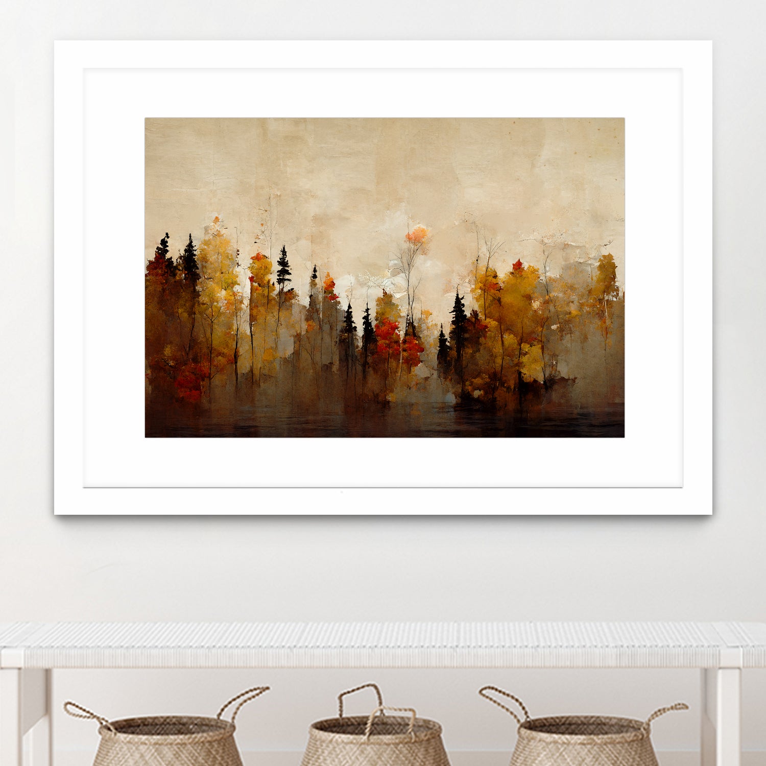 A Forest In Autumn by Treechild on GIANT ART - illustration landscape