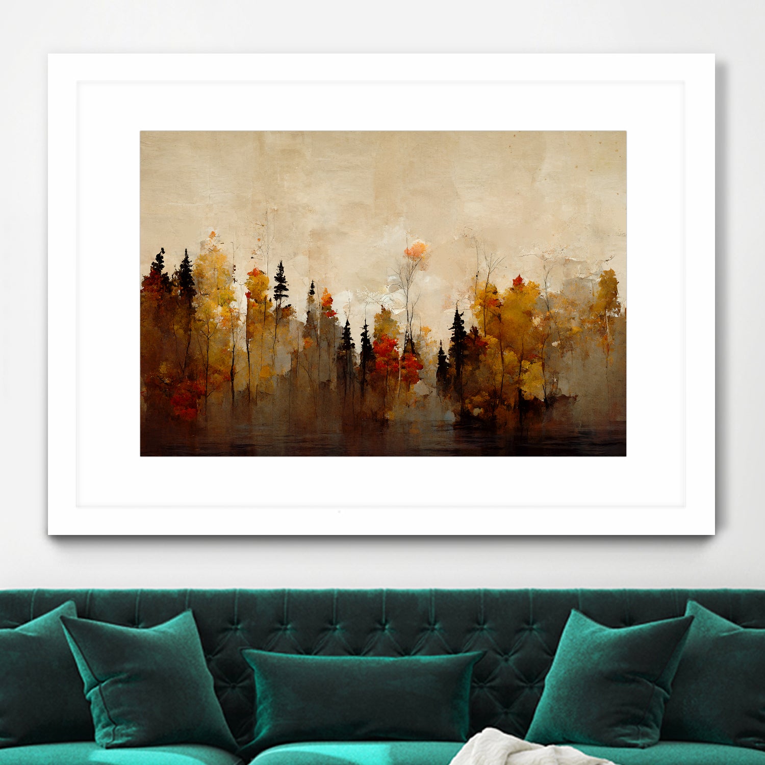 A Forest In Autumn by Treechild on GIANT ART - illustration landscape