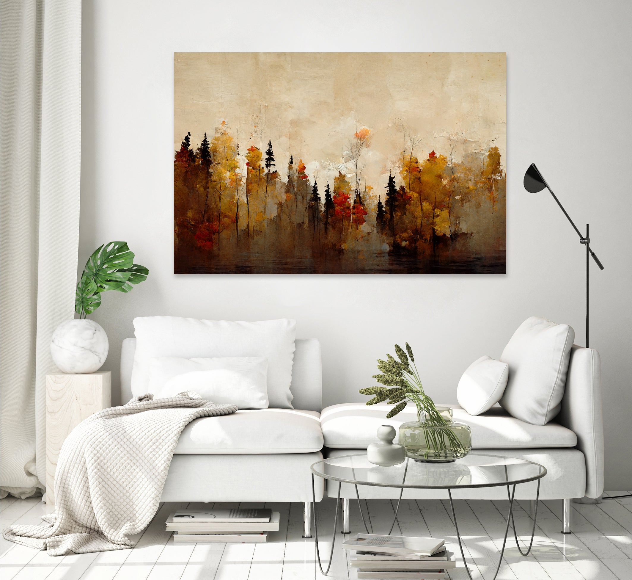 A Forest In Autumn by Treechild on GIANT ART - illustration landscape