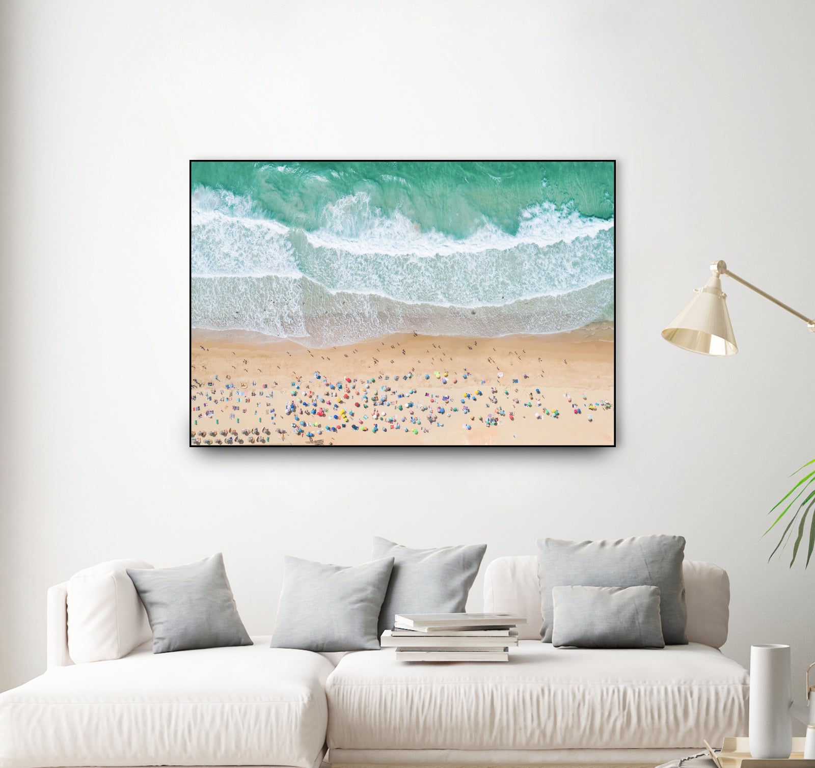 Summer Beach by Kathrin Pienaar on GIANT ART - landscape beach