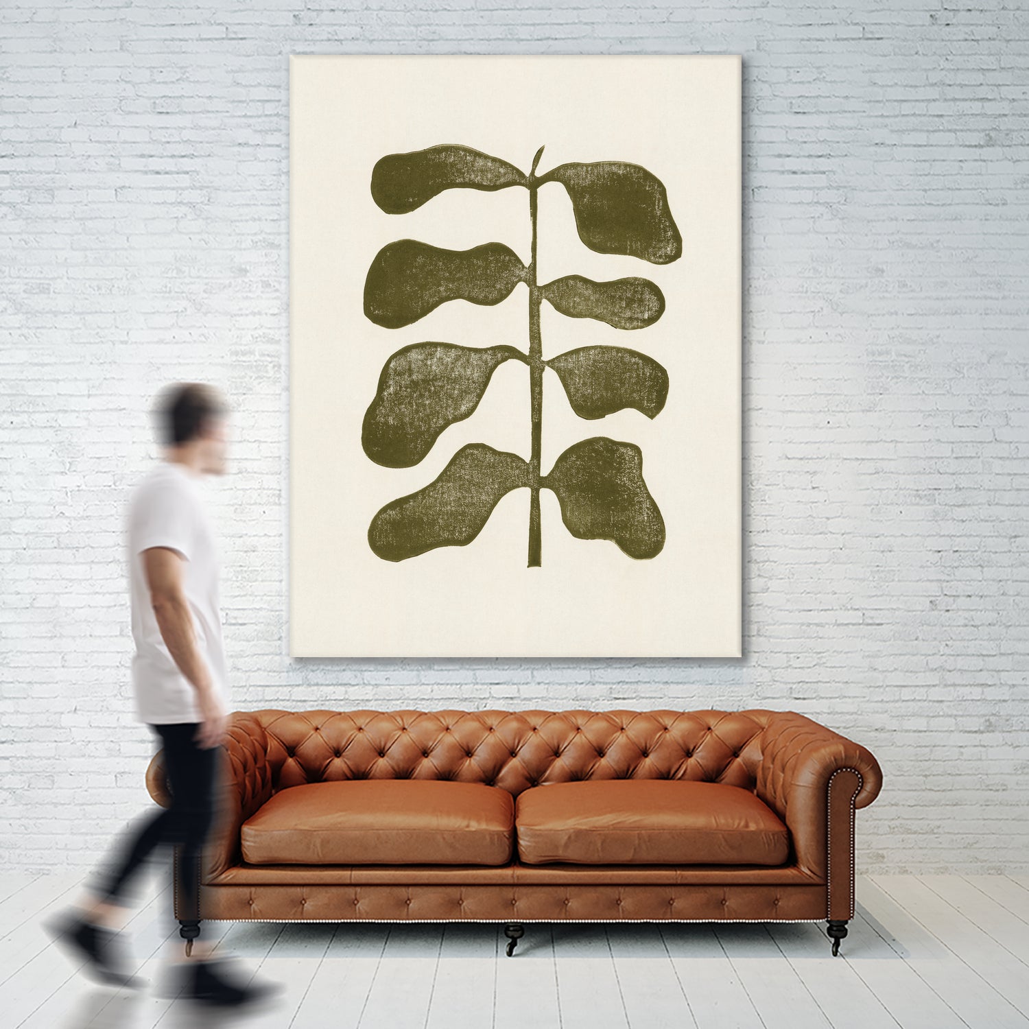 Linocut Plant by Alisa Galitsyna on GIANT ART - 7143 illustration