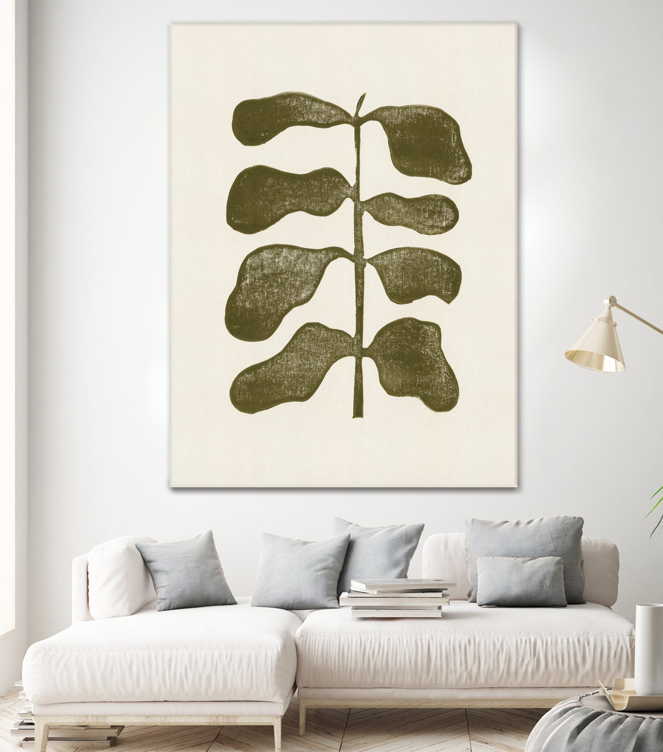 Linocut Plant by Alisa Galitsyna on GIANT ART - 7143 illustration