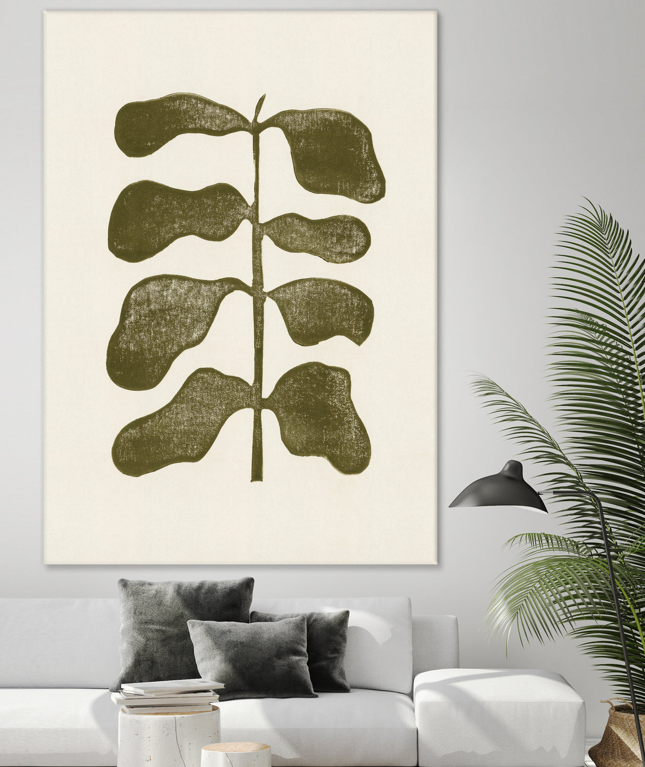 Linocut Plant by Alisa Galitsyna on GIANT ART - 7143 illustration