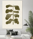 Linocut Plant by Alisa Galitsyna on GIANT ART - 7143 illustration